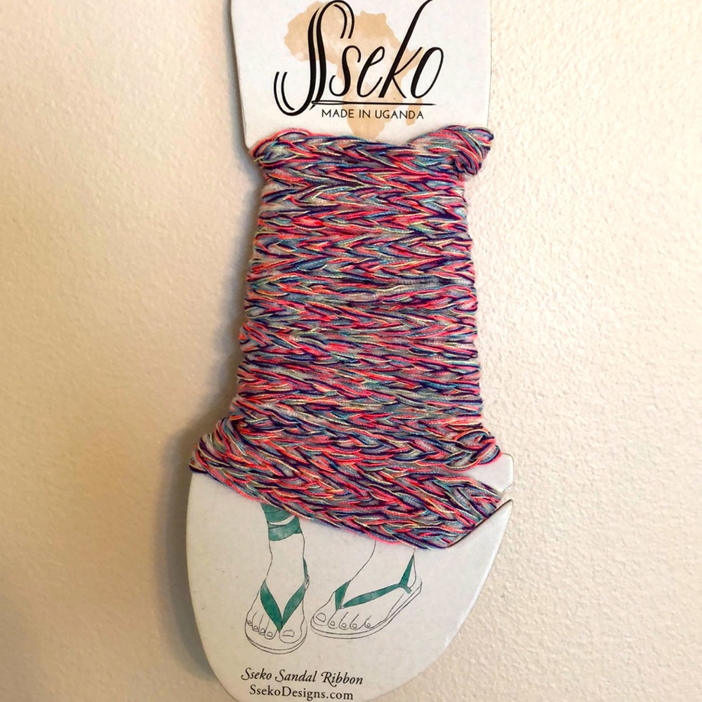 Sseko Woven Rainbow Braid Ribbons